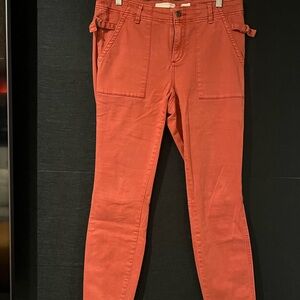 Anthropologie HEI Women's orange skinny pants